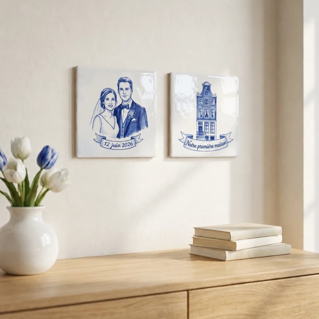 Delfts blauw fototegeltje, productfoto 6 uit de webwinkel