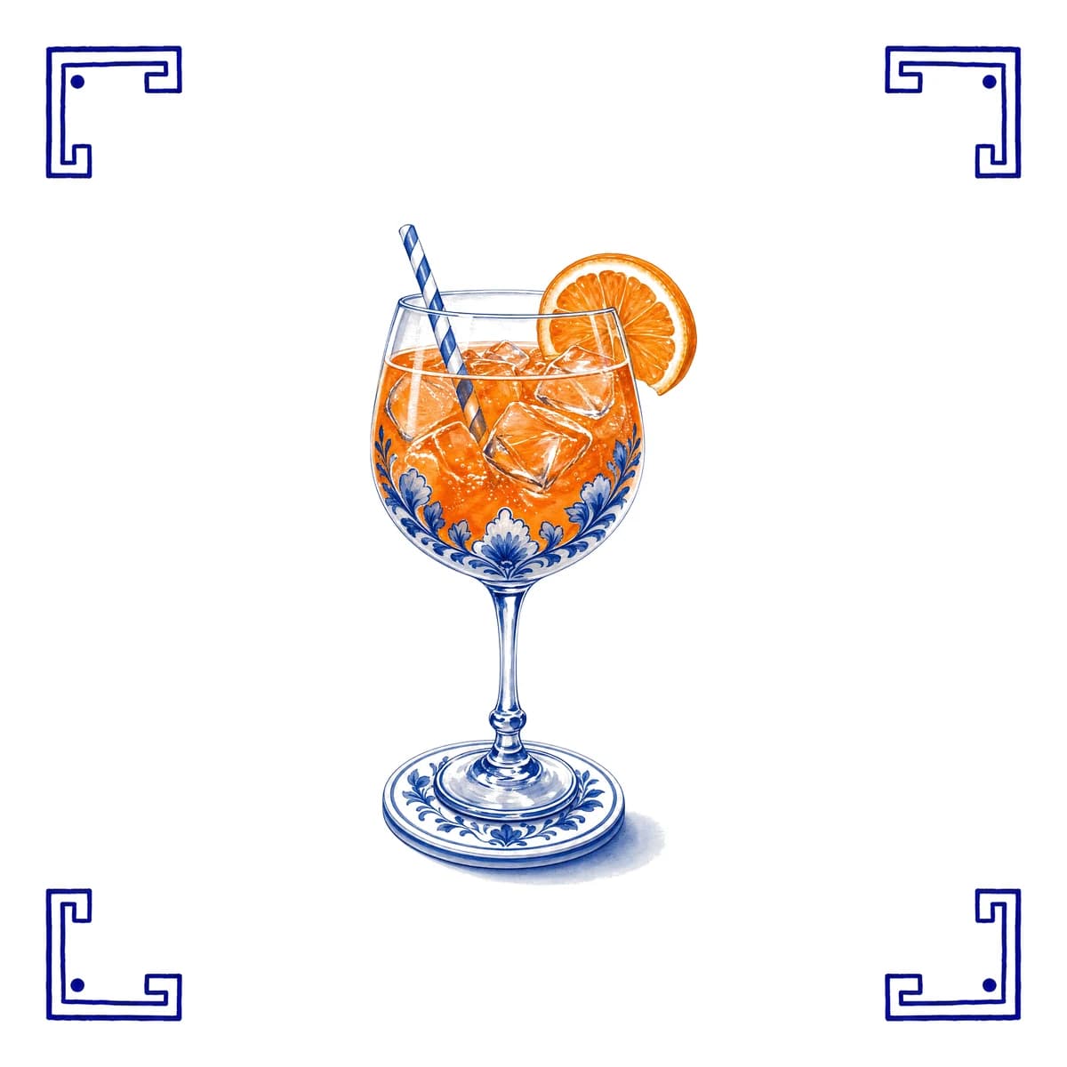 Spritz – carreau bleu de Delft