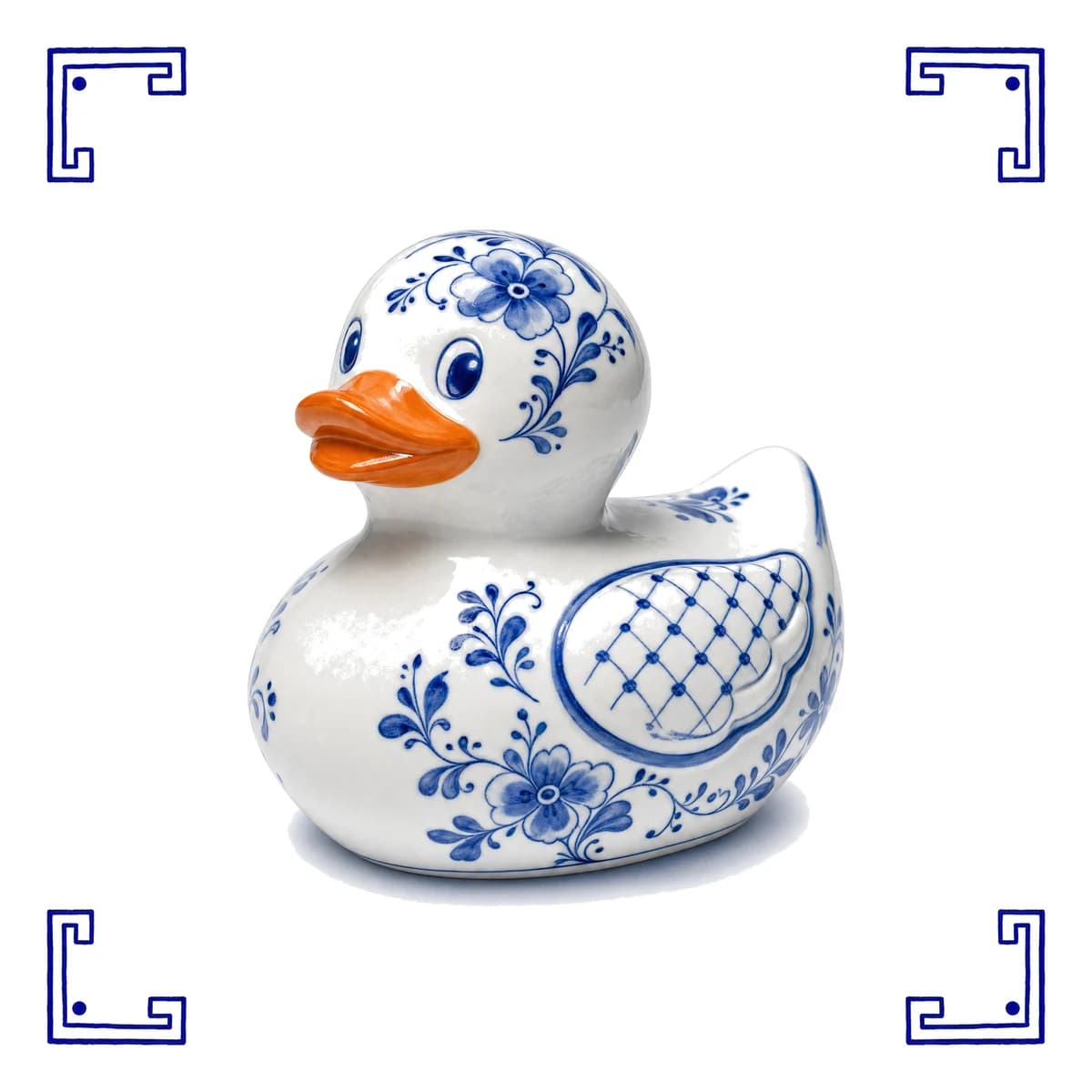 Canard de bain – carreau bleu de Delft