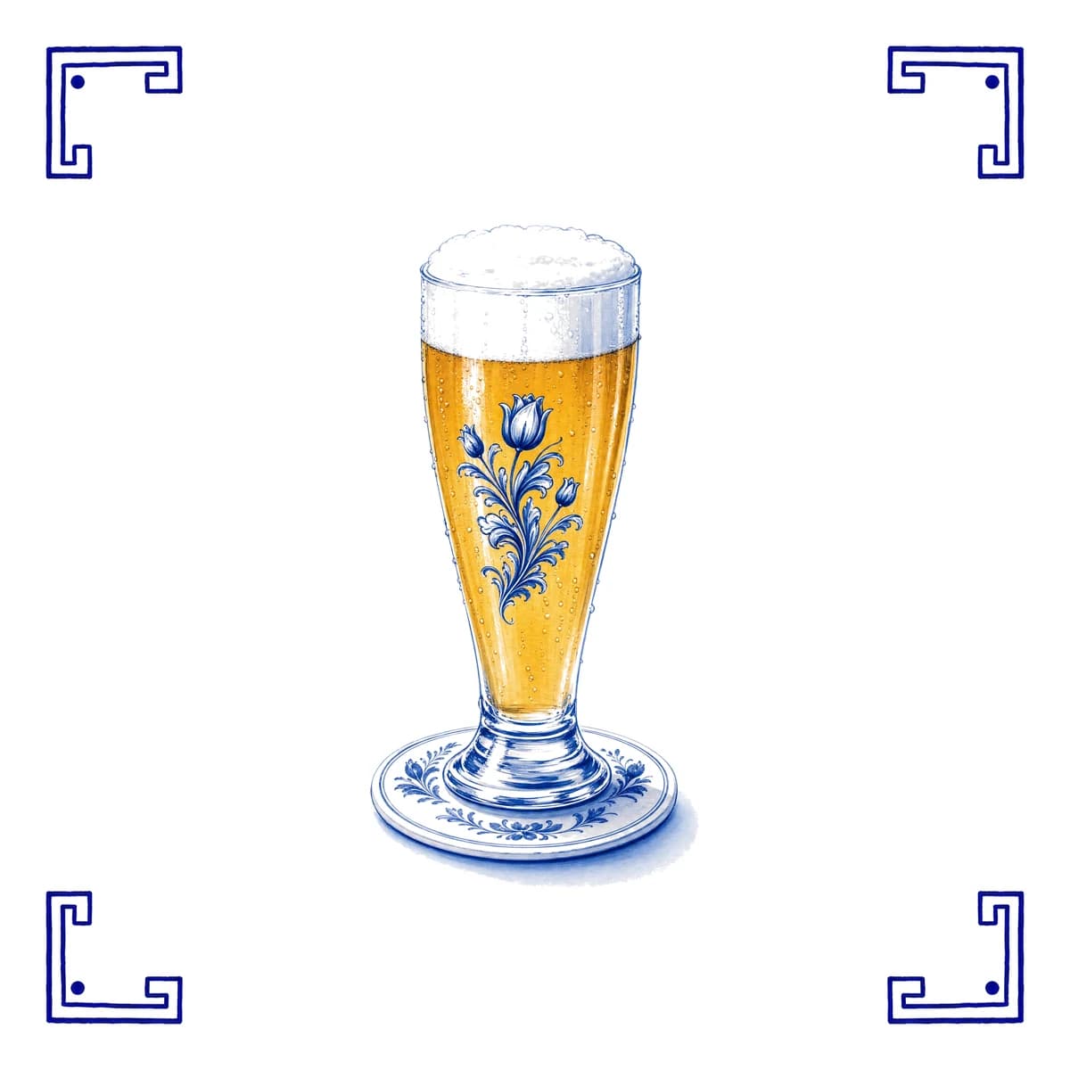 Petite bière – carreau bleu de Delft