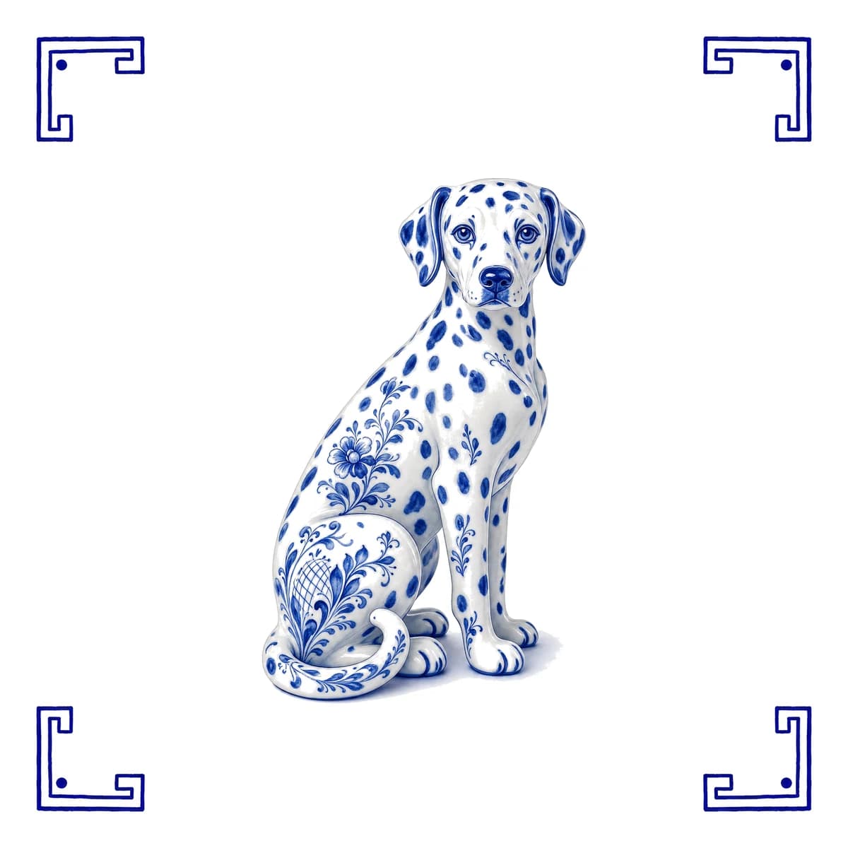 Dalmatien – carreau bleu de Delft
