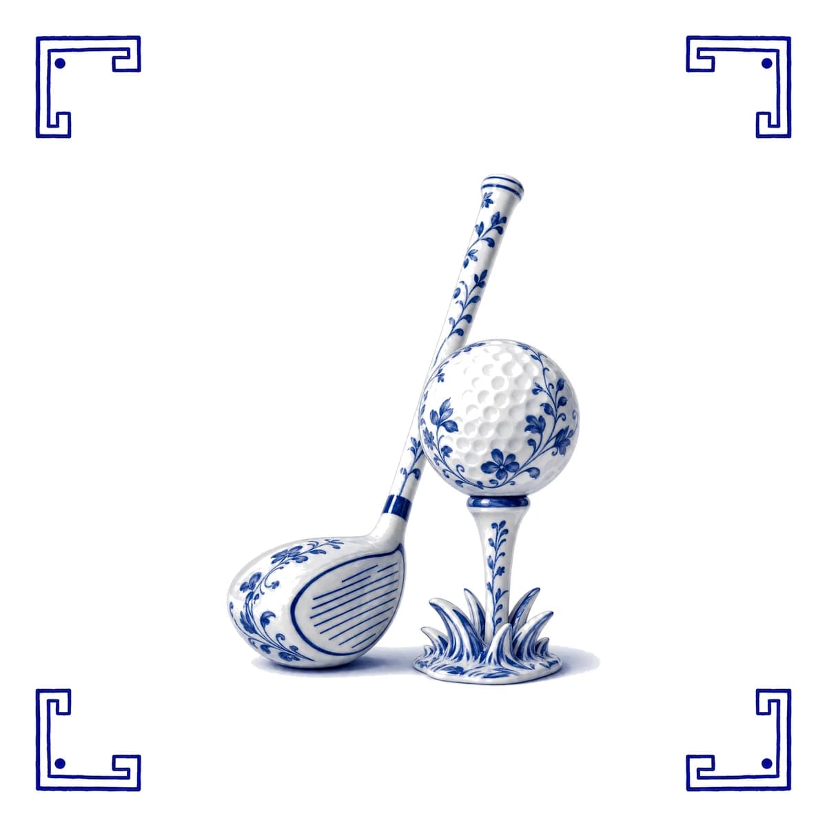 Golf – carreau bleu de Delft