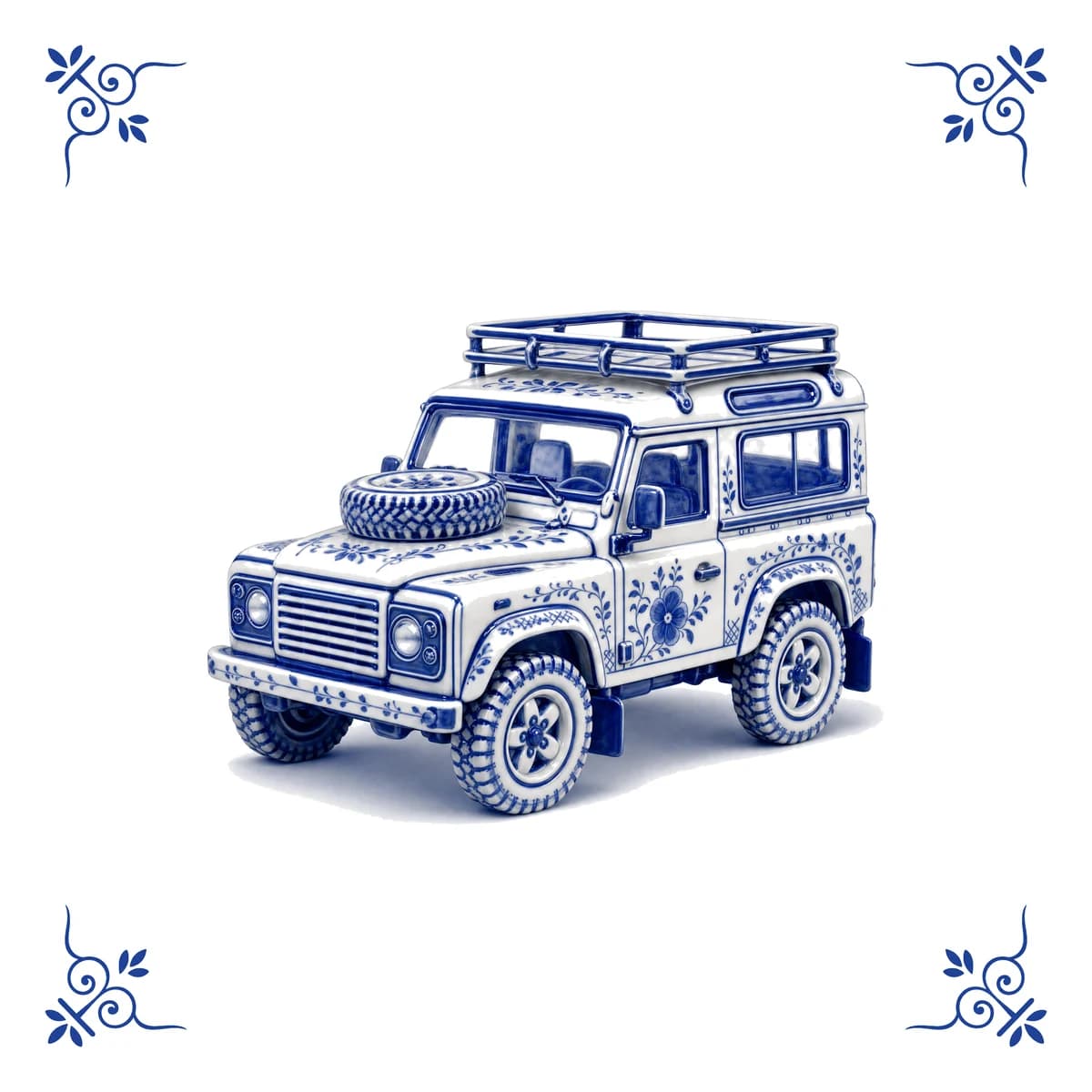 Land Rover classique – carreau bleu de Delft
