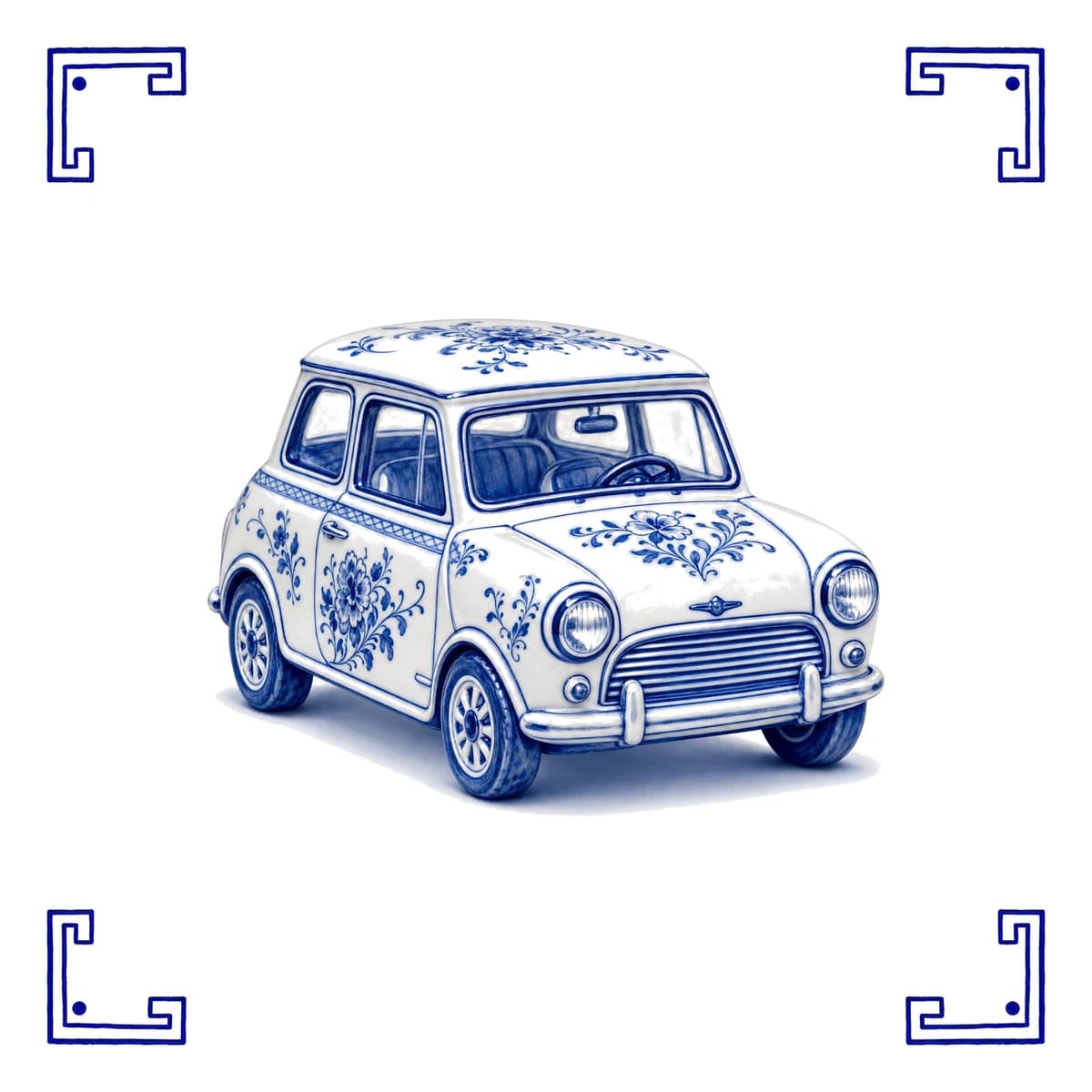 Mini classique – carreau bleu de Delft