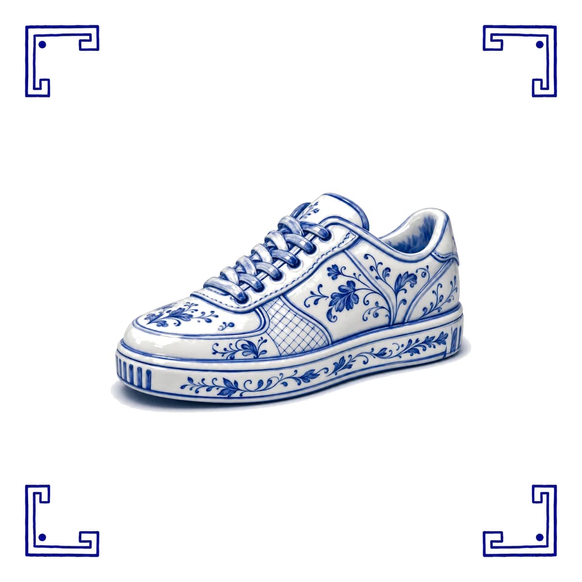 Basket – carreau bleu de Delft
