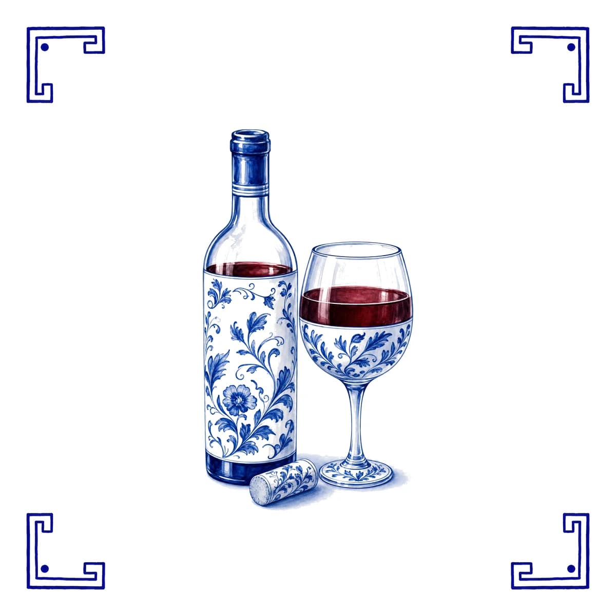 Vin – carreau bleu de Delft